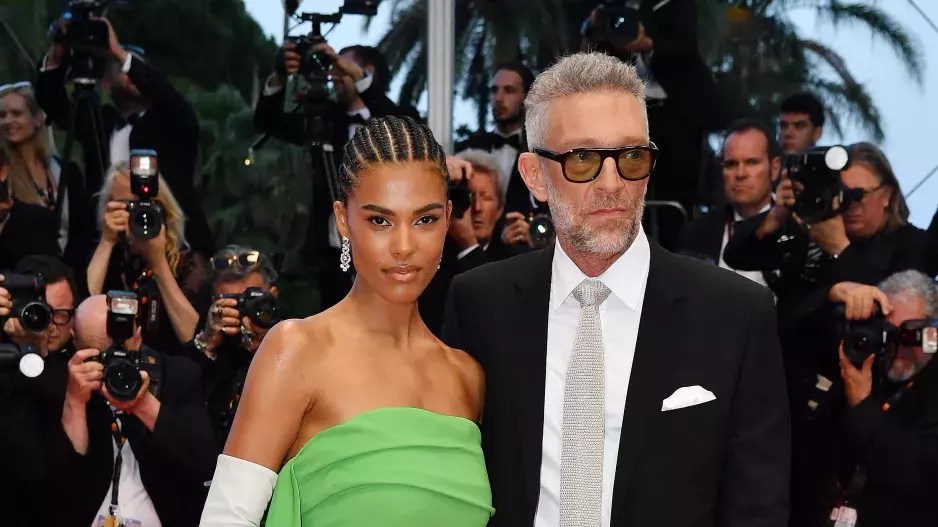 Tina Kunakey a Vincent Cassel Tina Kunakey a Vincent Cassel