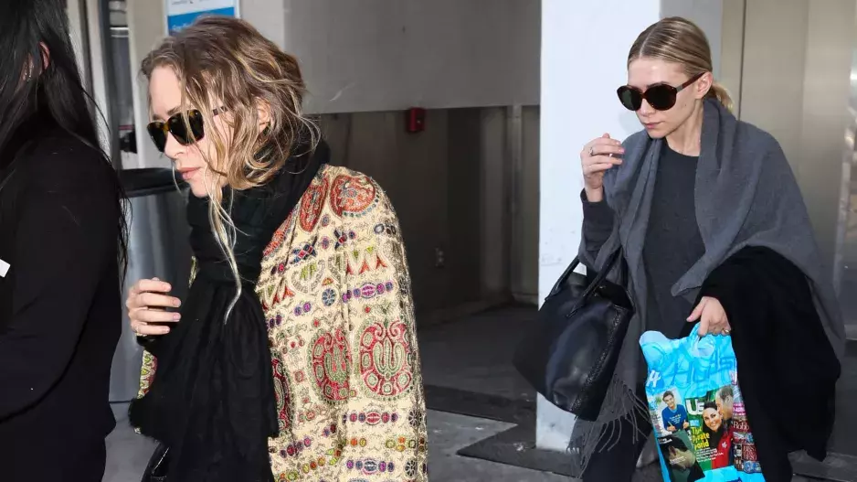 Mary Kate Olsen a Ashley Olsen v roce 2014 