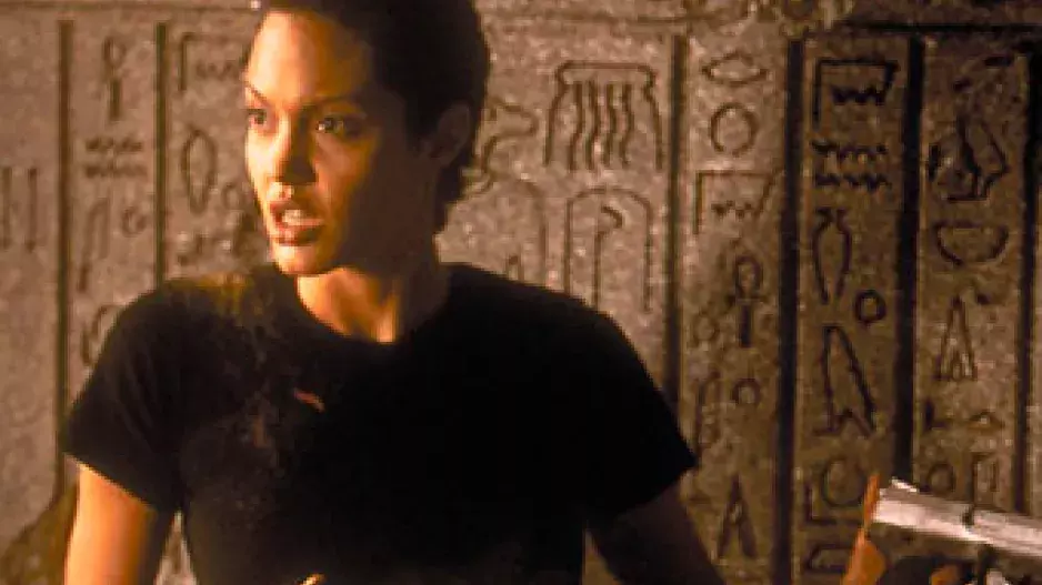 Angelina jako Lara Croft Angelina jako Lara Croft