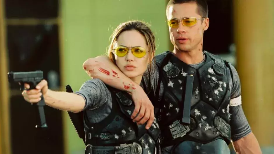 Angelina Jolie a Brad Pitt ve filmu Pan a Paní Smithovi Angelina Jolie a Brad Pitt ve filmu Pan a Paní Smithovi