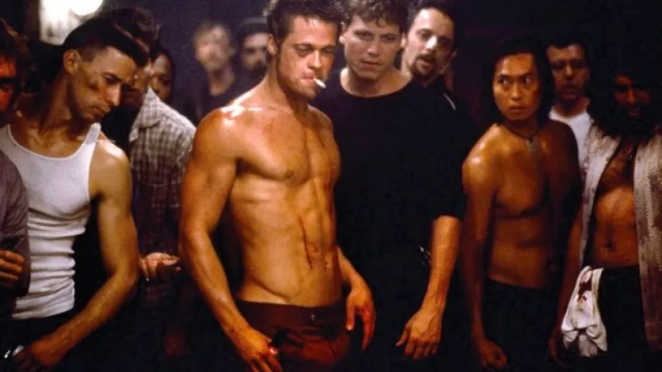 Pitt ve filmu Klub rváčů z roku 1999 Pitt ve filmu Klub rváčů z roku 1999