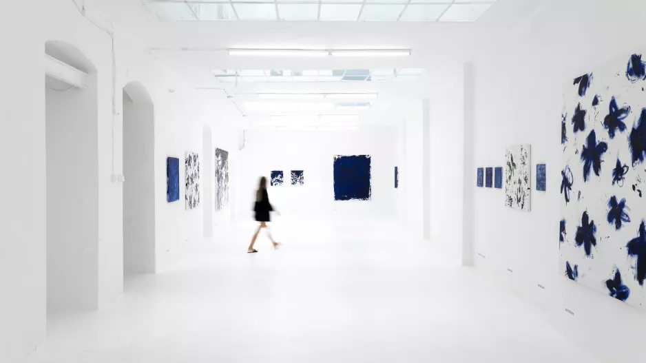 Výstava Blau Barbory Valáškové Výstava Blau Barbory Valáškové