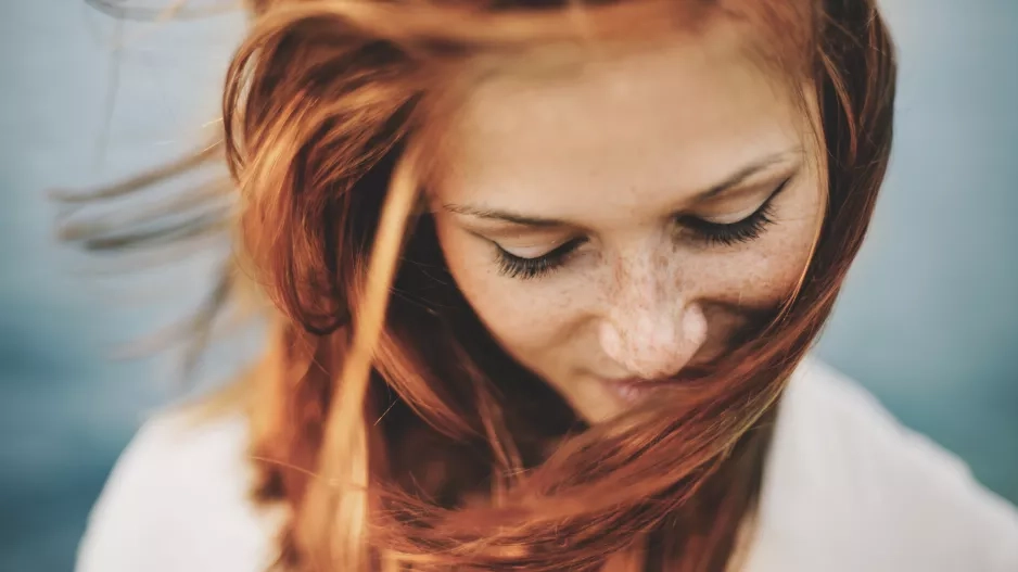 Portrait of young woman
