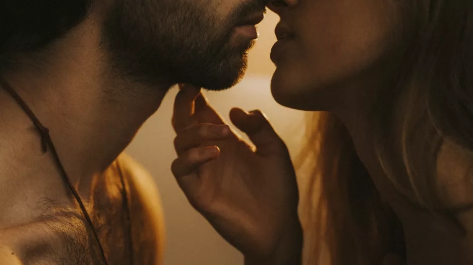 Kissing couple