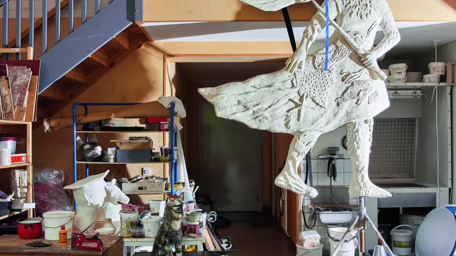 Ateliér sochařky Klary Kristalovy