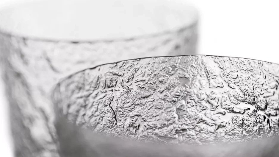 STUDIO LLEV, kolekce nápojového skla Symboll pro Lasvit (výroba materiálu a forem Mykilio)