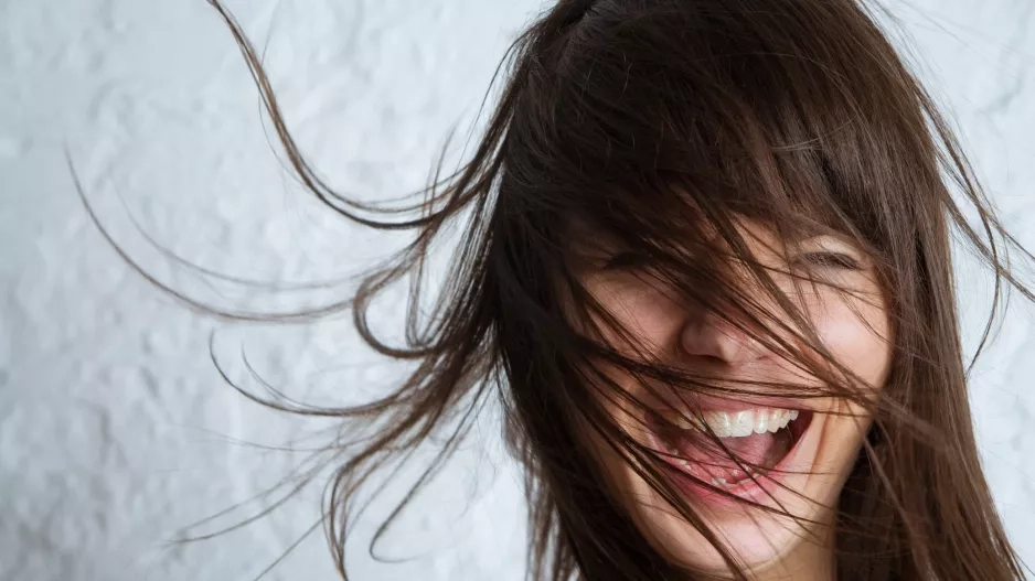 Smiling young woman
