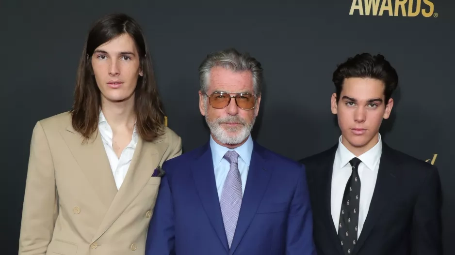 Dylan, Pierce a Paris Brosnanovi