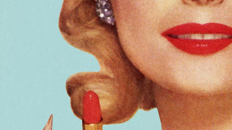 Místo kabelky rtěnku