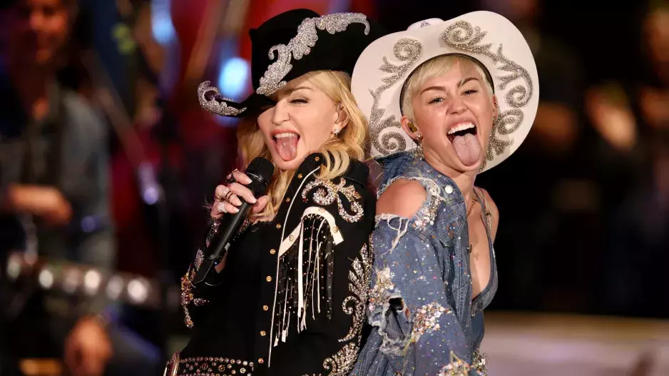 Madonna a Miley Cyrus