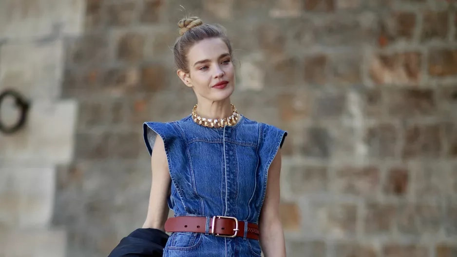 Denim dress