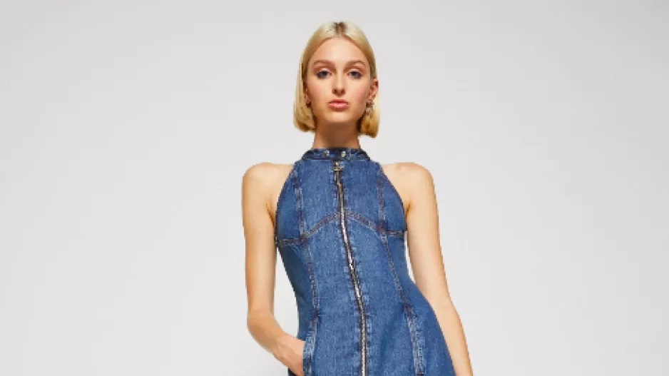Denim dress