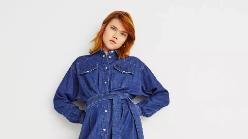 Denim dress