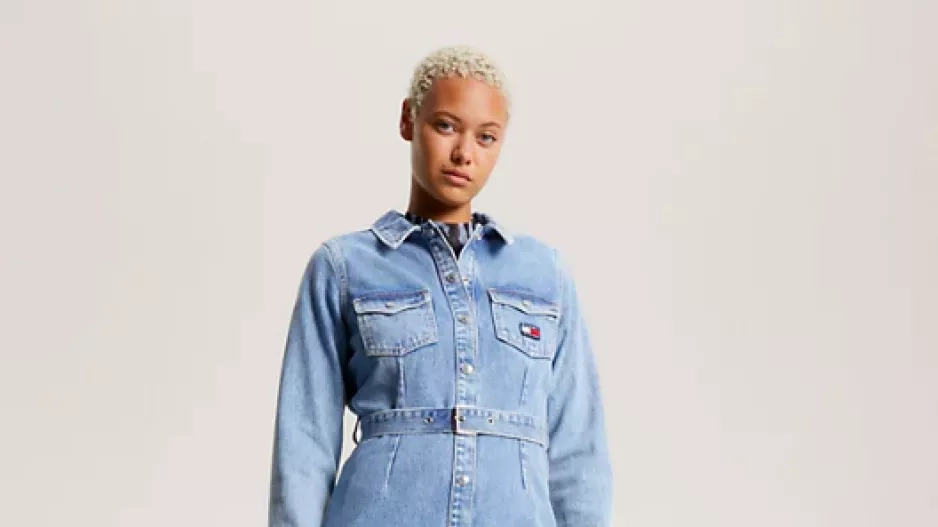 Denim dress