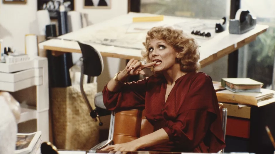 Woman in office