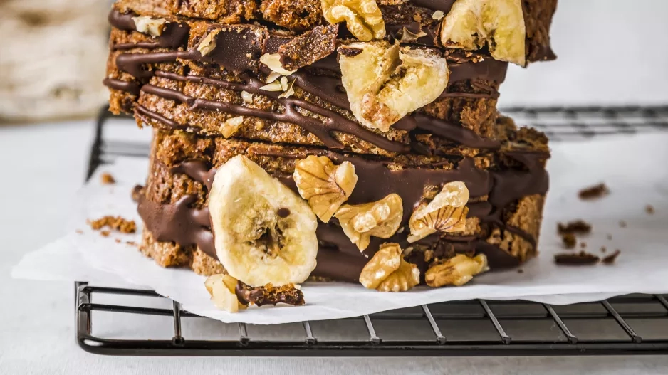 Proteinový banánový chlebík bez lepku