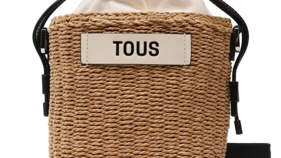 Kabelka z proutí a slámy