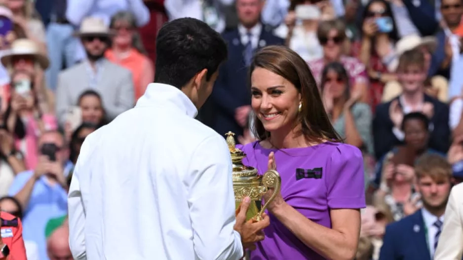 Kate Middleton na Wimbledonu