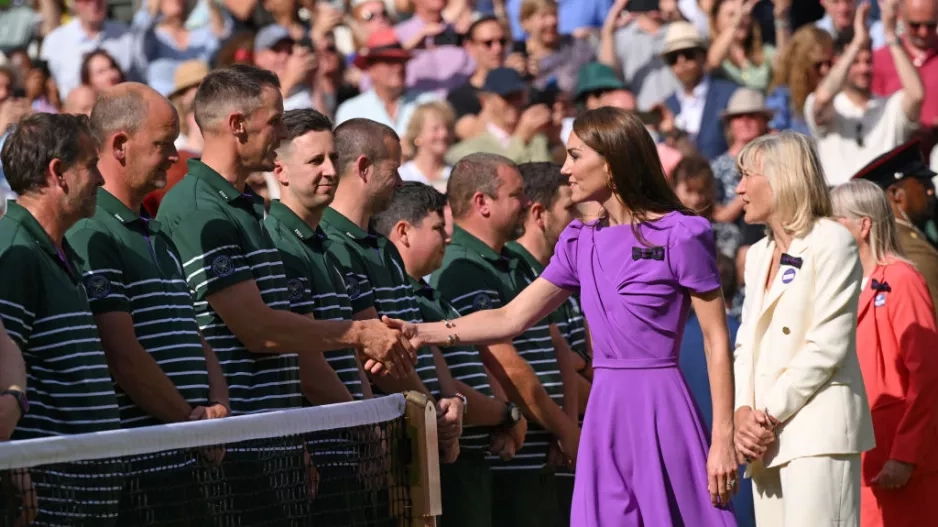 Kate Middleton na Wimbledonu