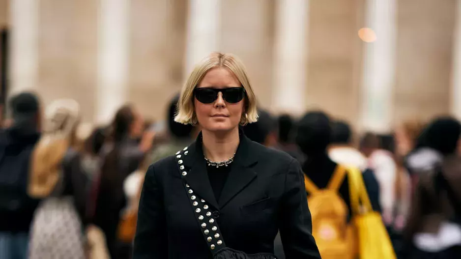 Áčková sukně, streetstyle