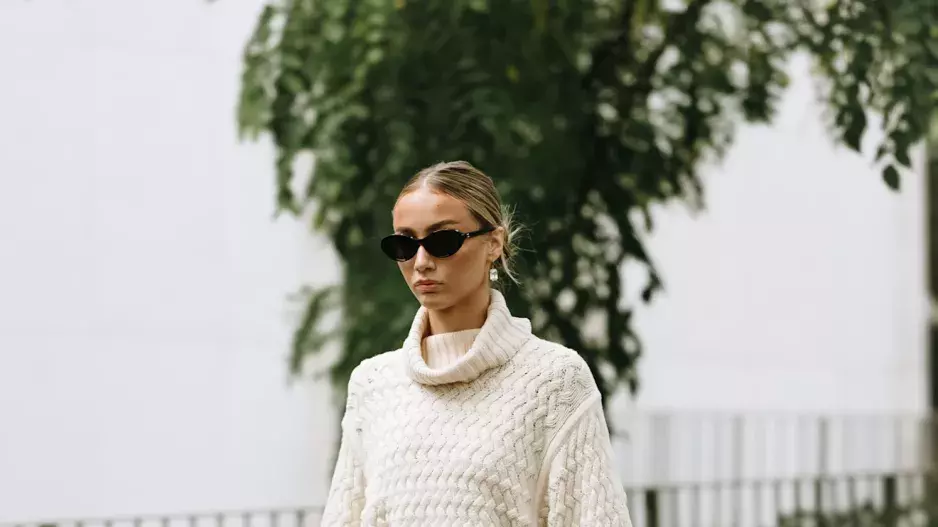 Áčková sukně, streetstyle