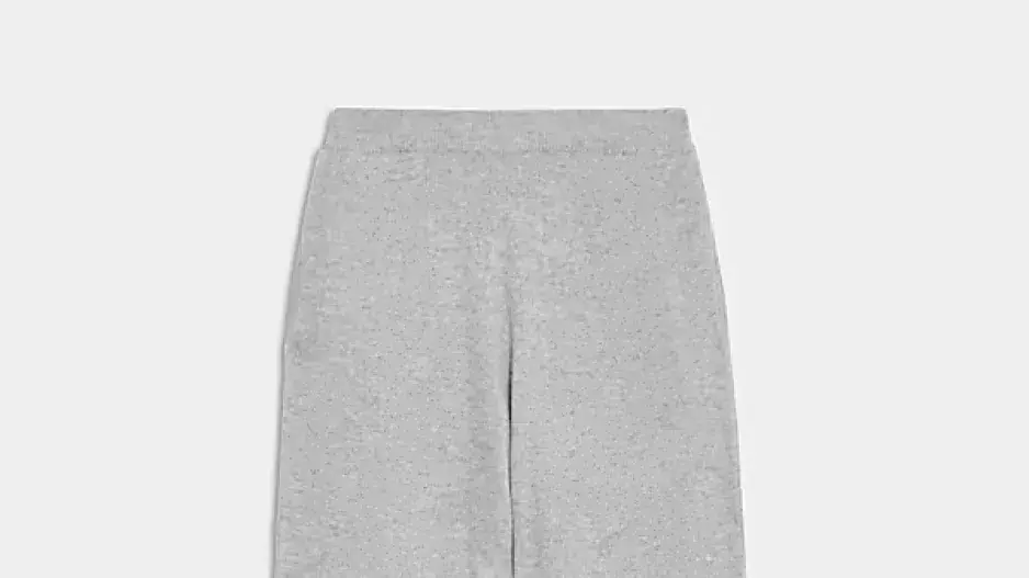 Tepláky s mírně zúženými nohavicemi z čistého kašmíru