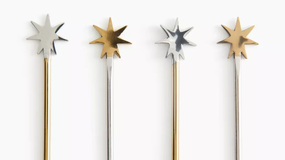 Kovové koktejlové míchátko