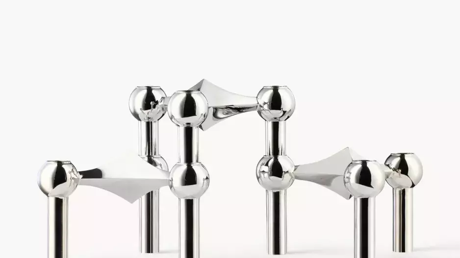 Kovový svícen Stoff Nagel Kovový svícen Stoff Nagel