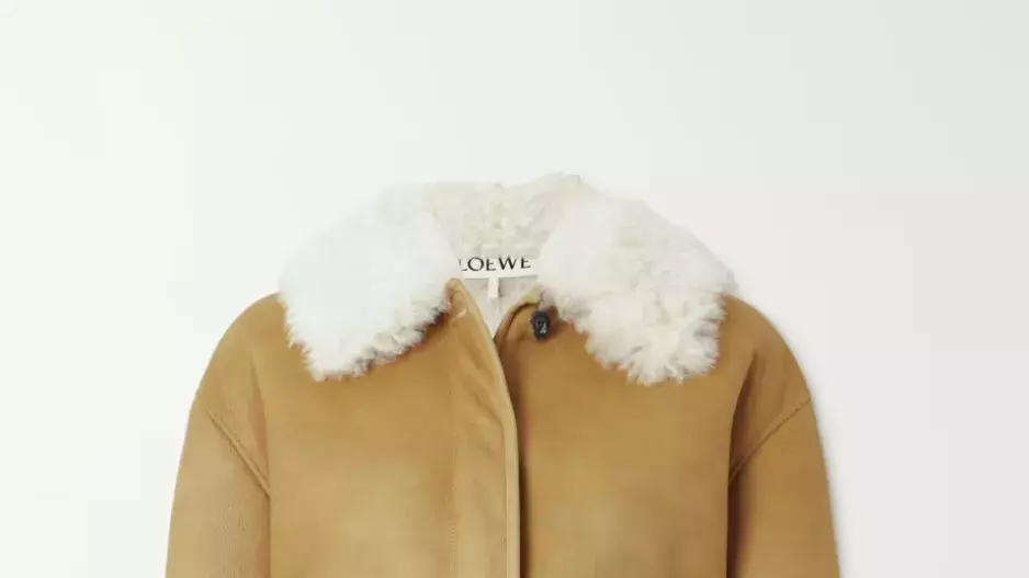 Kožená bunda s beránkem