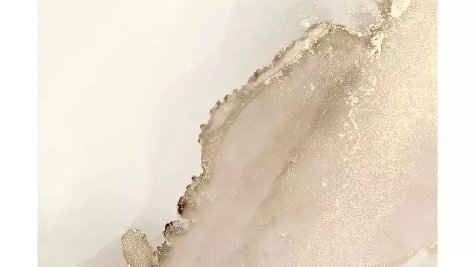 Abstraktní plakát Gold Splash