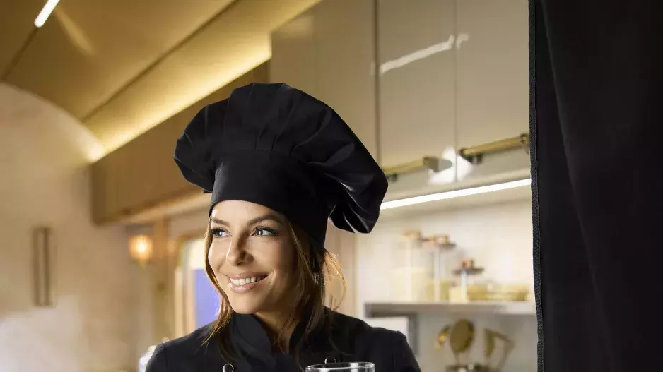 Eva Longoria v roli šéfkuchařky Eva Longoria v roli šéfkuchařky