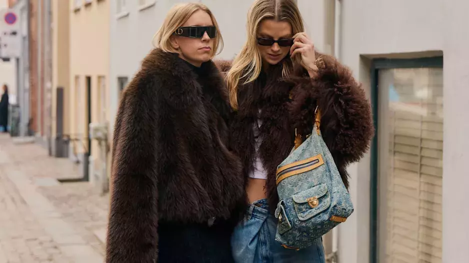 Penny faux fur, Kodaň, streetstyle FW25