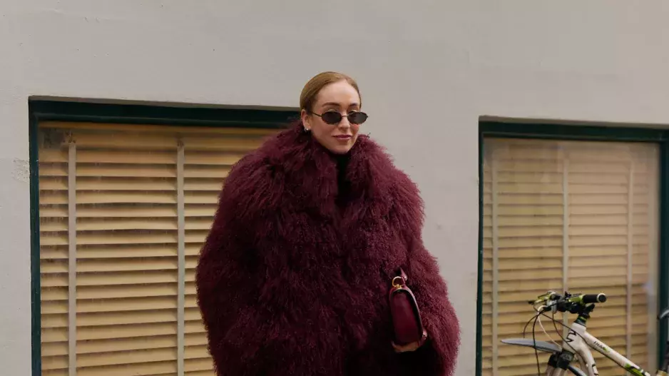 Vintage faux fur, Kodaň, streetstyle FW25 Vintage faux fur, Kodaň, streetstyle FW25