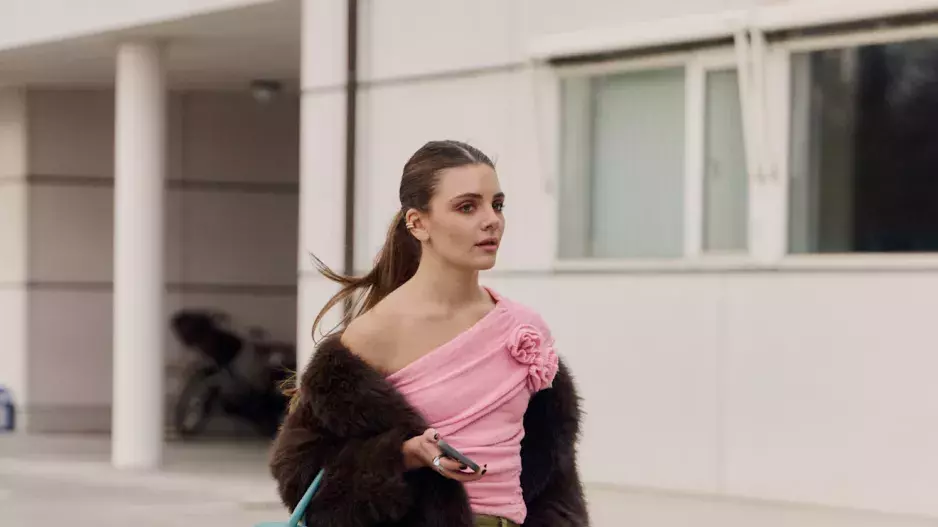 Vintage faux fur, Kodaň, streetstyle FW25 Vintage faux fur, Kodaň, streetstyle FW25