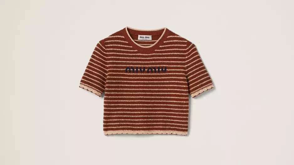 Vlněné bouclé tričko