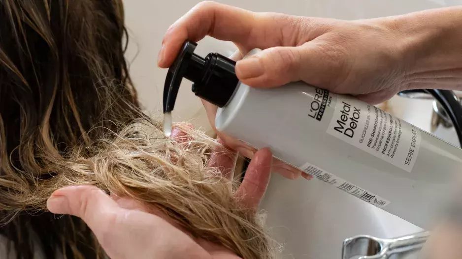 Metal detox před-šamponová péče