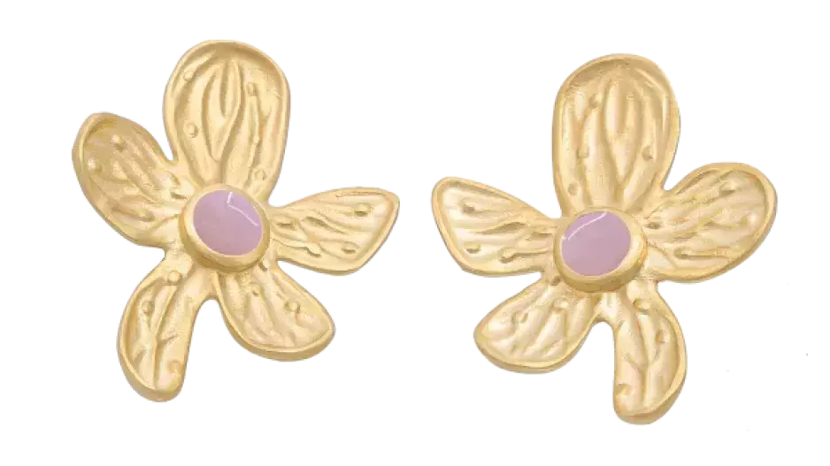 OPLOTKA WĘCH OPAL GOLD Náušnice OPLOTKA WĘCH OPAL GOLD Náušnice