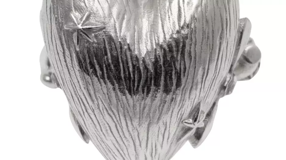 Ring Large Heart with Moth