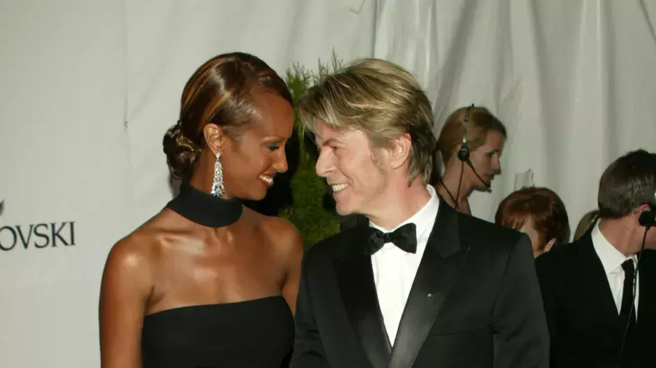 Iman a David Bowie Iman a David Bowie