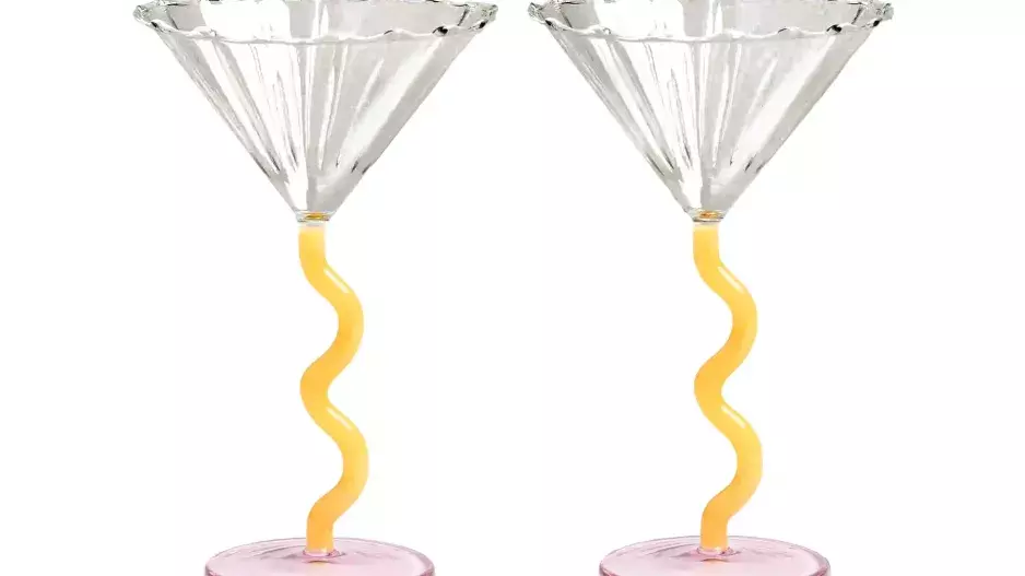 Sada skleniček Curve Caramel