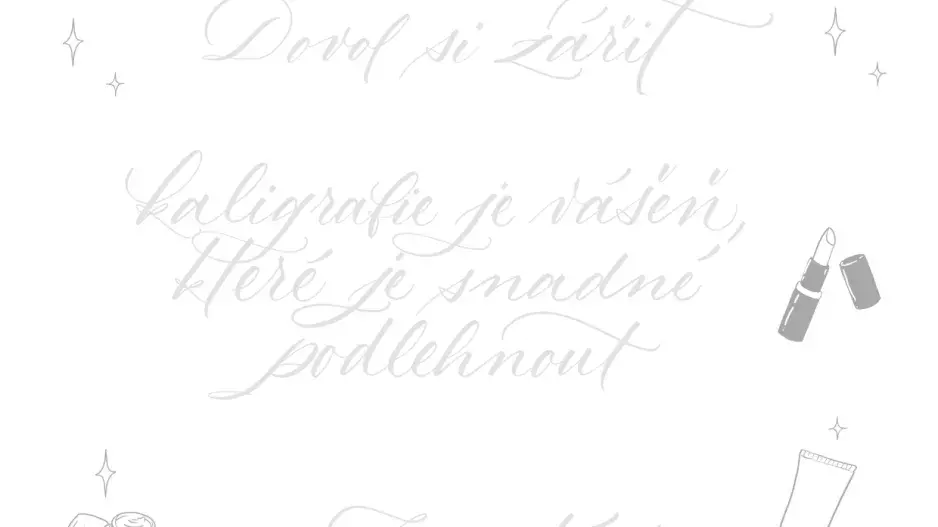 Šablona ELLE x Ta Usměvavá Šablona ELLE x Ta Usměvavá