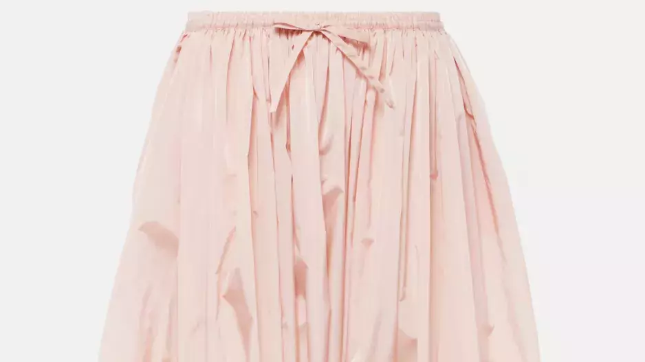 Low-rise wide-leg kalhoty, Alaïa