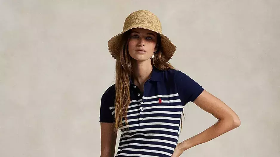 Pruhované tričkové šaty