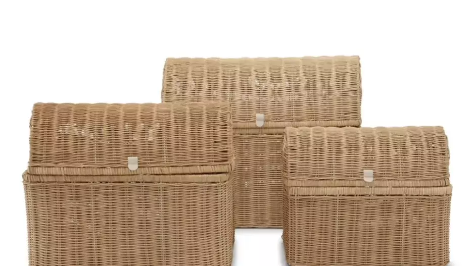 Ratanové úložné koše KAS Kopenhagen