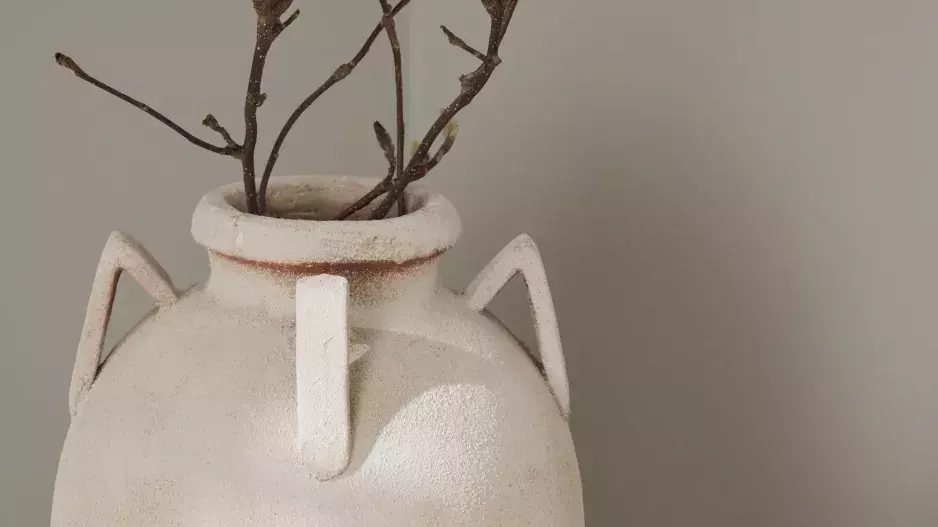 Velká podlahová váza Leana