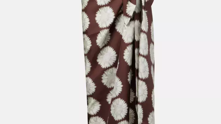 Printed silk beach cover-up, Asceno, € 215