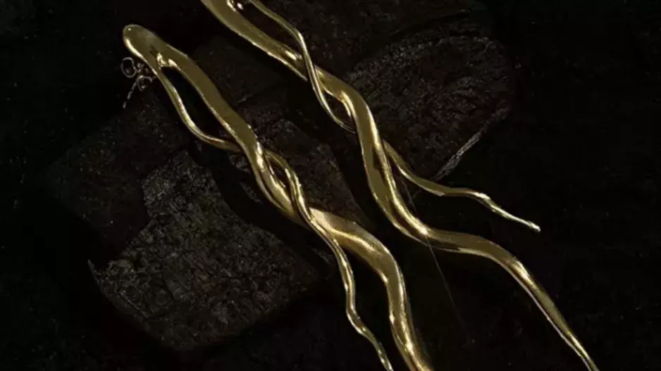 earrings TENDER TENDRILS, Magdalena Šťastníková jewelry