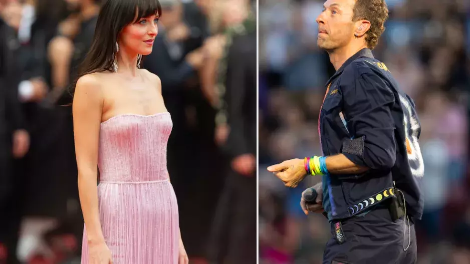 Dakota Johnson a Chris Martin