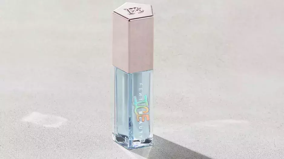 Lesk s modrými třpytkami