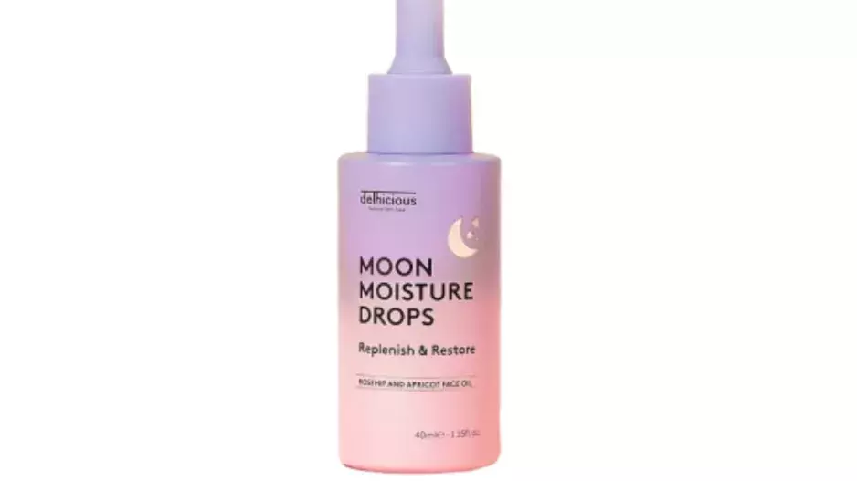 Moon Moisture Drops – Face Oil (40 ml), Delhicious, Fann, 455 Kč